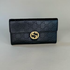 GUCCI Guccissima Signature Icon Continental Wallet (R964)
